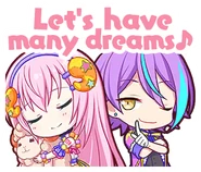 Let's have many dreams♪