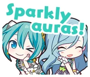Sparkly auras!