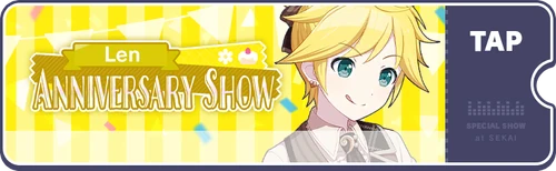 HAPPY ANNIVERSARY Live - Len (2022) EN Banner