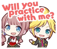 Will you practice with me?