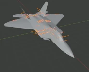 Comparison of the dummied-out UF-22 (seen in the demo) with the final version's VX-23