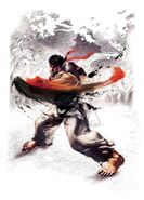 Artwork of Ryu in Street Fighter IV