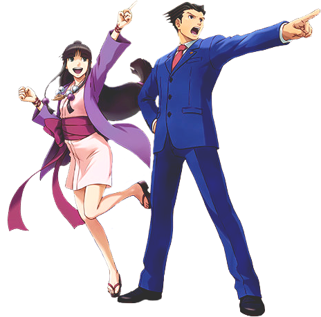 MMD Ace Attorney - Phoenix Wright and Maya Fey +DL by MMDCharizard