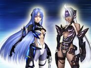 KOS-MOS & T-elos (Xenosaga Ep. III)