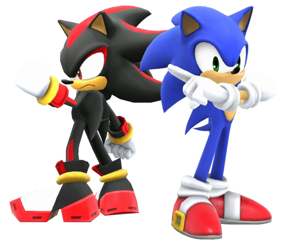 Imagem: Sonic And Shadow - Sonic Vs Shadow Png, Transparent Png