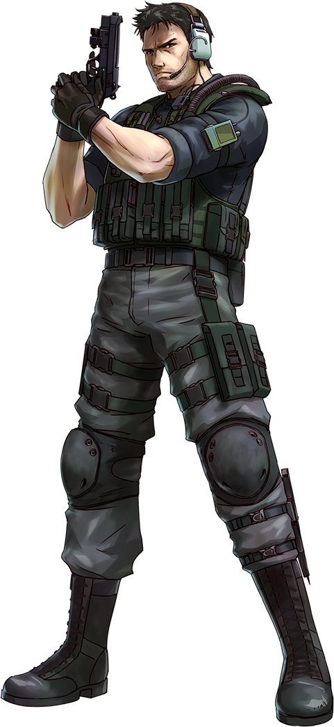 定番の冬ギフト ゲームキャラクター Redfield Chris Village Evil 