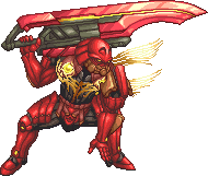 The Spriters Resource - Full Sheet View - Project X Zone - Lord Raptor