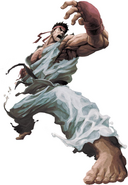 Ryu in Street Figher X Tekken