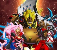 Artwork of Due, with Eins and Drei