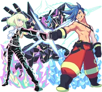 The absolute fire brigade Galo & Lio & Lio de Galon