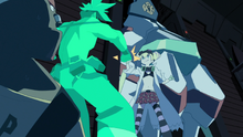 Lucia helps Galo