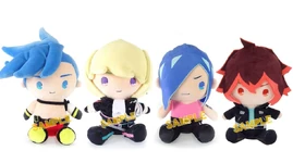 Promare plush merch.png (639 KB) Galo and co plush toys