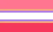 Alternate She/Her PRonoun Flag by Reddit user @beesflags[5]