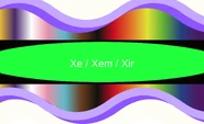 Xe/Xem/Xir Pronoun Flag by Fandom user StupidChildEater!![3]