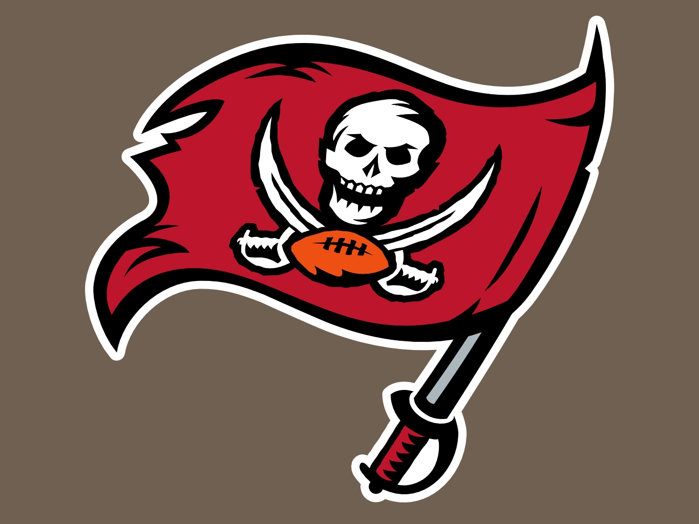 : NFL Tampa Bay Buccaneers Logo on the GoGo, : Sports