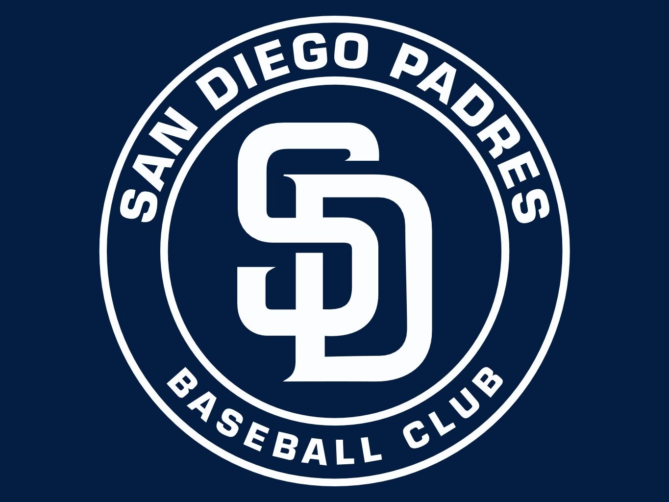 MLB  San Diego Padres Logo Mat