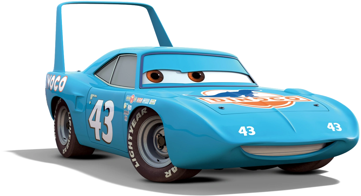 Lightning mcqueen and the king hotsell