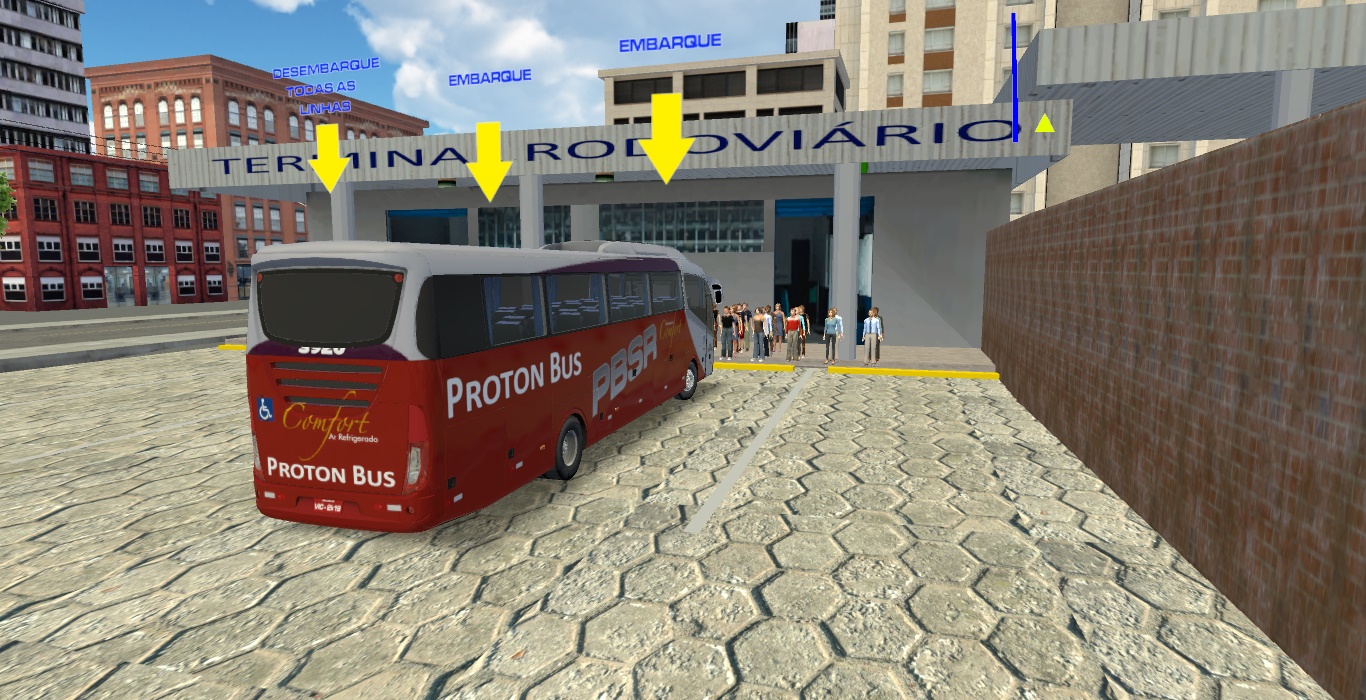 Primeira linha do UbetaR - Proton Bus Simulator Road