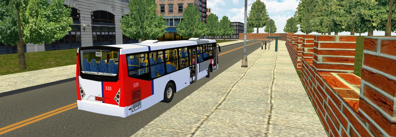 PROTON BUS SIMULATOR URBANO LINHA DE IDA 101C-10 PARQUE CONTINUUM #voz