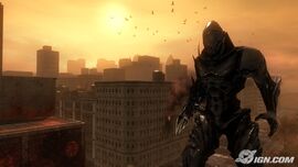 Imagen prototype alex mercer con armadura.