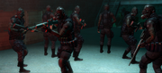 Startled Blackwatch soldiers