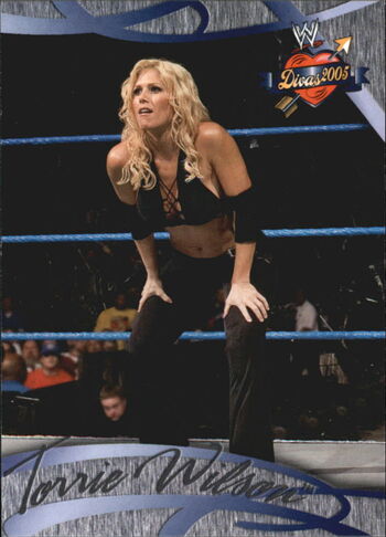 2004 WWE Divas 2005 (Fleer) Torrie Wilson 34