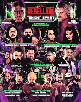 TNA Rebellion 2024 poster