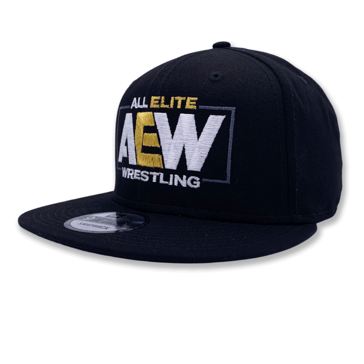 AEW Logo New Era 9Fifty Flatbill Snapback Pro Wrestling Fandom