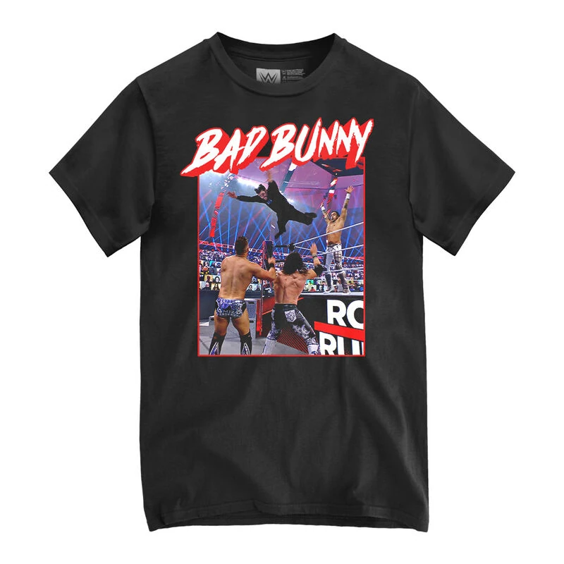 Bad bunny t shirt wwe Clearance