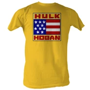 Hulk Hogan "Flag" Yellow T-Shirt