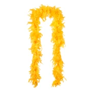 Hulk Hogan Yellow Feather Boa