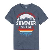 Heathered Navy WWE SummerSlam 2022 Skyline T-Shirt