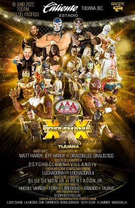 TripleManía XXX Tijuana poster