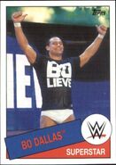 2015 WWE Heritage Wrestling Cards (Topps) Bo Dallas (No.64)