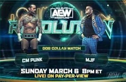 CM Punk vs. MJF in a Dog Collar match