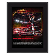 Roman Reigns WrestleMania 35 10 x 13 Commemorative Plaque