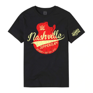 Black WWE SummerSlam 2022 Nashville Guitar T-Shirt