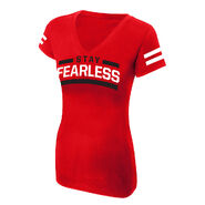 Nikki Bella Stay Fearless Women's V-Neck T-Shirt