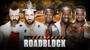 Roadblock 2016 WWE Tag Title Match.jpg (122 KB) The New Day (c) vs. The League of Nations (Sheamus & King Barrett) for the WWE Tag Team Championship