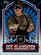 2011 Topps WWE Classic Wrestling Sgt. Slaughter (No.89)