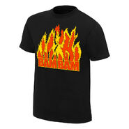 Bam Bam Bigelow Flames T-Shirt