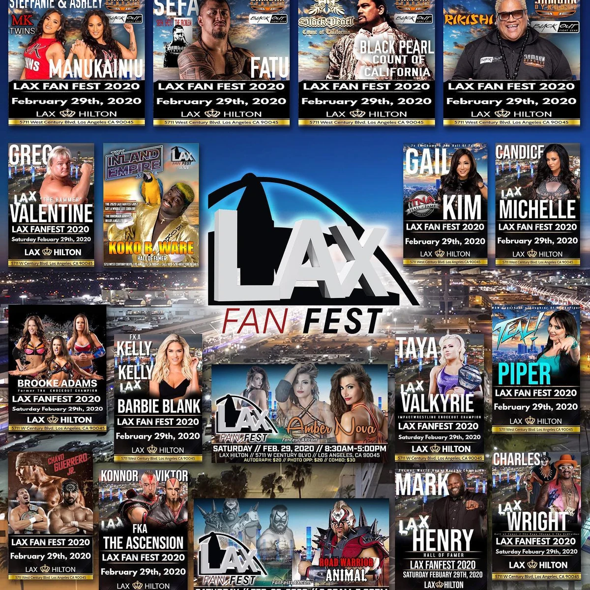 LAX Fan Fest 2020 Pro Wrestling Fandom