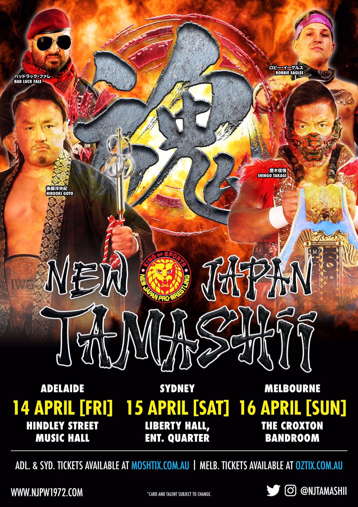 NJPW TAMASHII VI | Pro Wrestling | Fandom