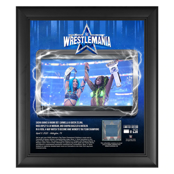 Sasha Banks & Naomi WrestleMania 38 15x17 Plaque