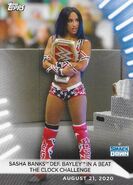 2021 WWE Women's Division Trading Cards (Topps) Sasha Banks (No.62)