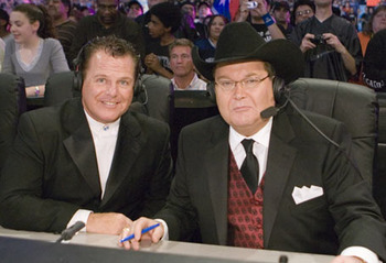 JIM ROSS JERRY THE KING LAWLER WWE WWF AUTOGRAPH 8X10 PHOTO AUTOGRAPHED 