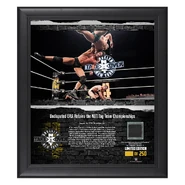 Undisputed Era NXT TakeOver Brooklyn 2018 15 x 17 Framed Plaque w/ Ring Canvas