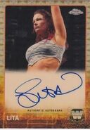 2015 Chrome WWE Wrestling Cards (Topps) Autograph Lita (No.7)