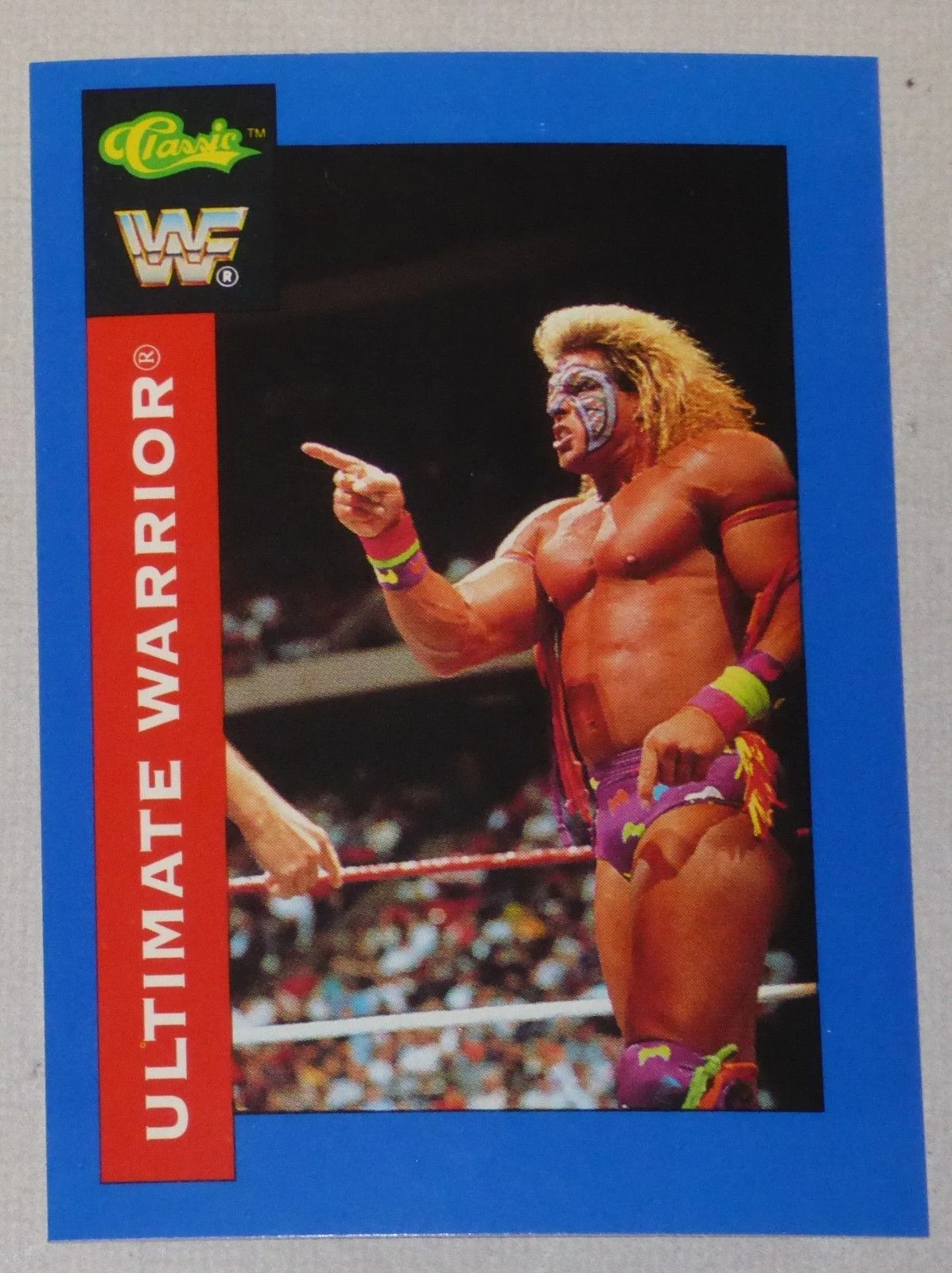 1991 WWF Classic Superstars Cards Ultimate Warrior (No.70) Pro