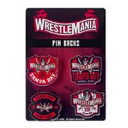 WrestleMania 37 Acrylic Pin 4-Pack
